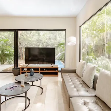 Luxurious Villa At Exclusive Gated Community La Privada Aldea Zama, 5 Bedroom Private Pool & Concierge Service